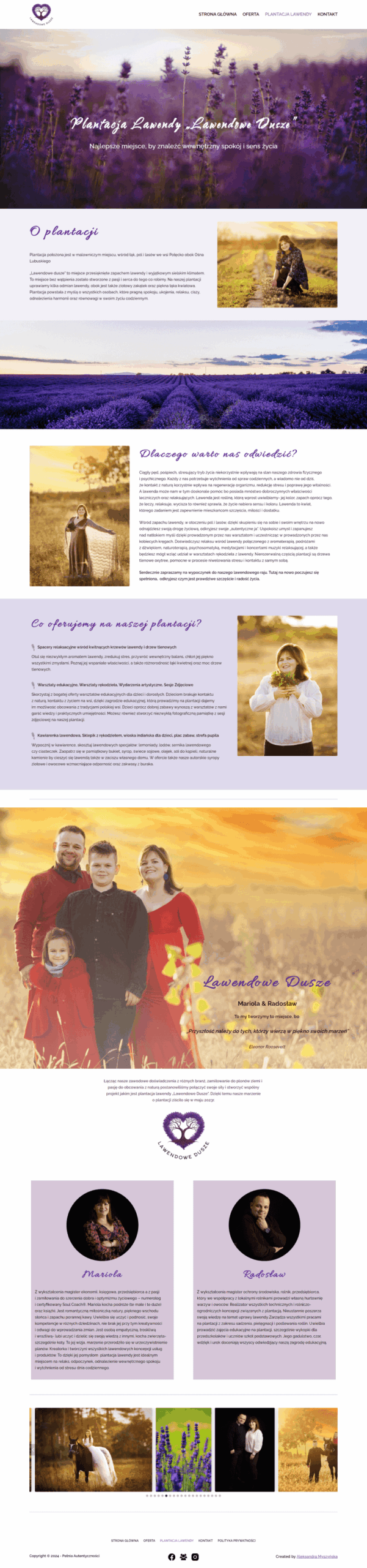 strona internetowa dla lokalnego biznesu