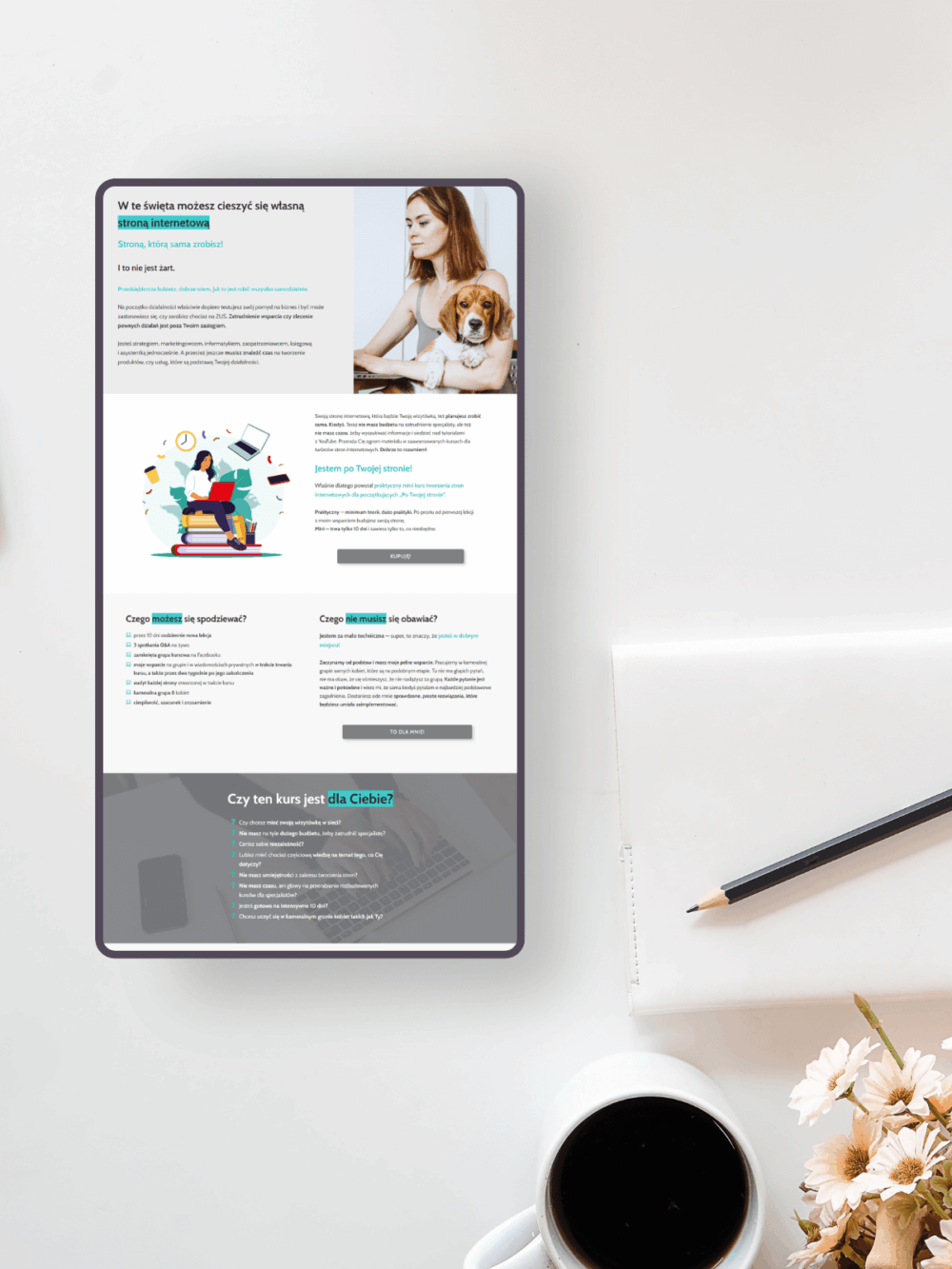 Landing page w 5 dni + wdrożenie treści Landing page w 5 dni + wdrożenie treści