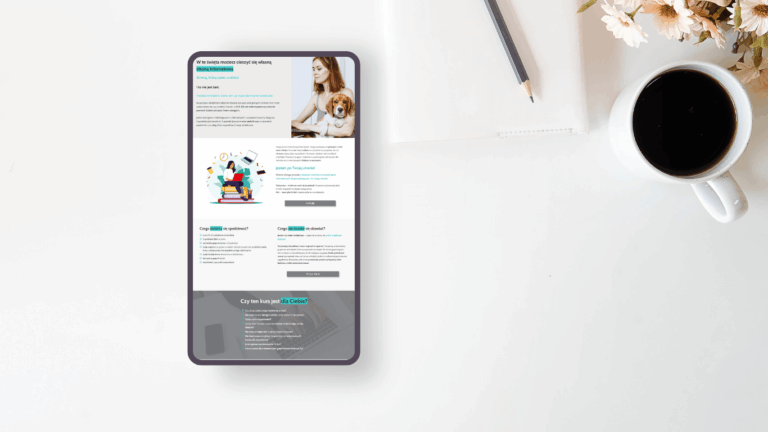 Strona sprzedażowa w 5 dni - gotowa do działania