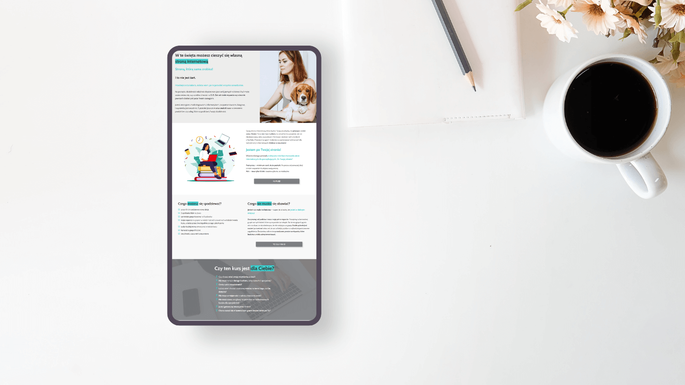 Strona sprzedażowa w 5 dni - gotowa do działania