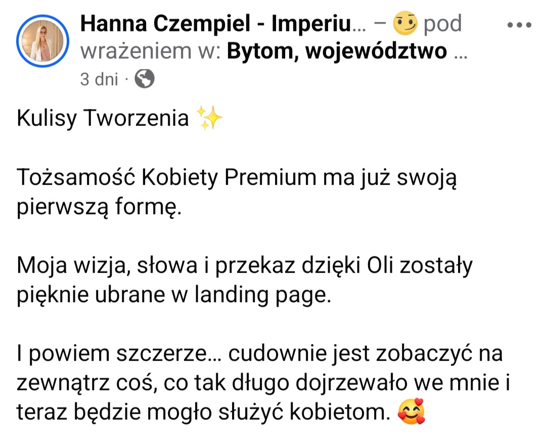 Opinia o współpracy